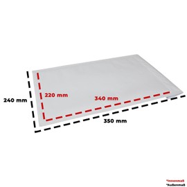 smiley pack Padded Envelopes Size F/6 White (240 x 350 mm) DIN A4+ Padded Envelopes Padded Envelopes Padded Envelopes Pack of 10