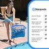 Pool Skimmer Net, Heavy Duty Leaf Rake Cleaning Tool, Fine