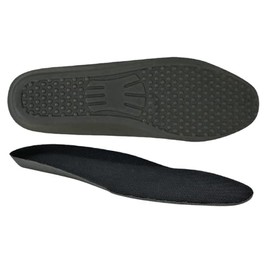 VM FOOTWEAR Soletta anatomica per calzature/Scarponcini da Lavoro/Ortopediche/Solette per scarpe/In poliuretano/Misura 38/1 Paio/Nera/Unisex