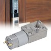 30RPM DC Worm Gear Motor Self Locking Function Rectangular Speed