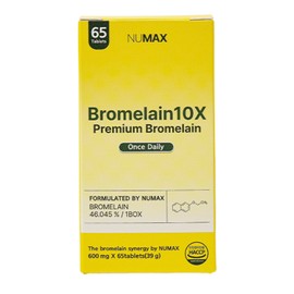 Newmax Bromelain 10X, 1 unit, 65 tablets / 뉴맥스 브로멜라인 10X, 1개, 65정