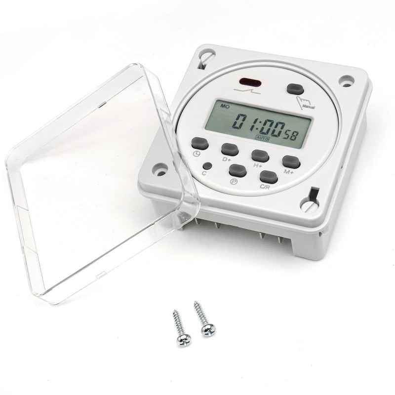 Baomain CN101A AC/DC 12V Digital LCD Power Programmable Timer Time