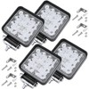 LED Work Light 12 V 4 Pieces Aluminium ABS 48