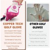 Copper Tech Ladies Golf Gloves 2 Pack - 100% AAA