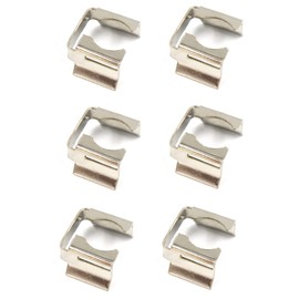 HiSport - Kit universal de retenedor de clip de retención de metal para inyector de combustible, 6 unidades, apto para EV1