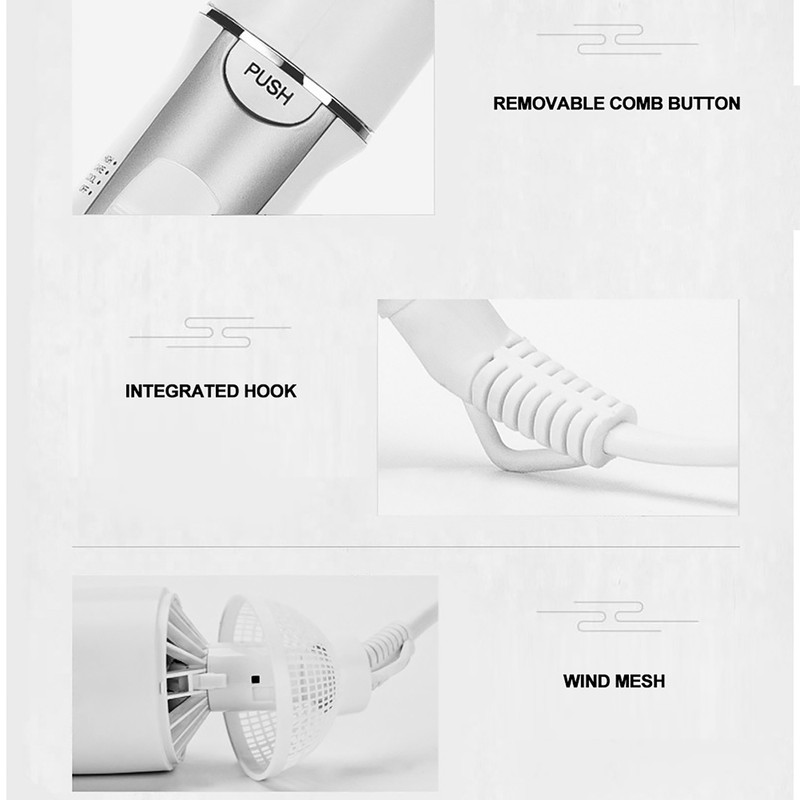 2-In-1 Hair Dryer Comb Multifunctional Professional Electric Household Hair Dryer
