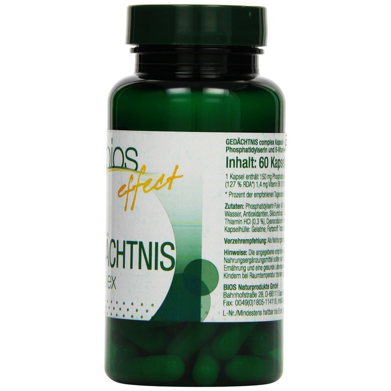 Bios Effect Gedächtnis complex, 60 Kapseln, 1er Pack (1 x