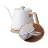LP Living Plus Modern Electric Gooseneck S/S Kettle, 1200W Quick