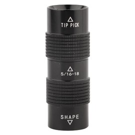 Leapiture Pool Cue Tips Billiard Cue Stick Tip Tool 4 in 1 Cue Tip Pressing and Shaping Replacement Repair Kit 5/16-18 Golf Billiards Accessory for House Bar