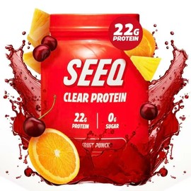SEEQ Clear Whey Isolate Protein Powder,350g, 25 Servings, 22g Protein Per Serving - 0g Lactose, Sugar-Free, Keto-Friendly, Soy Free - Juice-Like Protein, Post-Workout Recovery, Fitness Dietary Supplement