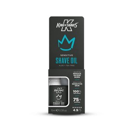 King of Shave Alpha Shave Oil Sensitive, 15ml, 1 piece / 킹오브쉐이브 알파 쉐이브 오일 센시티브, 15ml, 1개