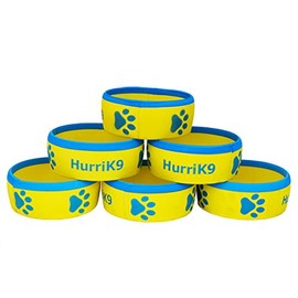 HurriK9 Replacement Dog Exerciser Rings for 100-ft. Flying Ring Launcher | Replacement Rings Only (Launcher Not Included) | Set of 6