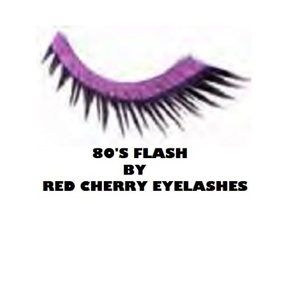 Red Cherry Eyelashes 80s FLASH