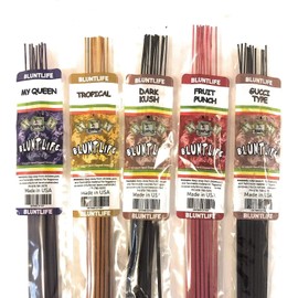 BluntLife x3 BluntLife Long JUMBO Incense Sticks Air Freshener 19" 25ct Hand Dipped RANDOM