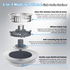 Hibbent Upgraded 3 in 1 Kitchen Sink Drain Strainer, Stainless
