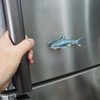 WitnyStore 4" Long White Shark 3D Resin Fridge Magnet Sea