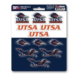 FANMATS University of Texas at San Ant 12 Count Mini Decal Pack