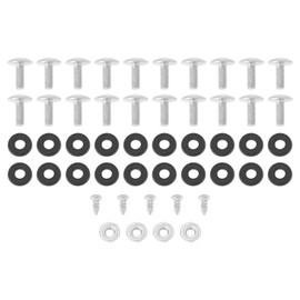 ECSiNG 2 Sets Pit Bike Bolts Full Plastics Nut and Bolt Fitting Kit Dirt Bike Plastic Plate Screw Plastic Panel Bolt Suitable for CRF110 Style Dirt Pit Bike Fairings