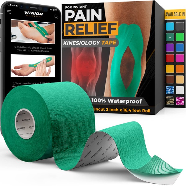 Kinesiology Tape-Incredible Support for Athletic Sports and Recovery+Free Taping Guide-Uncut
