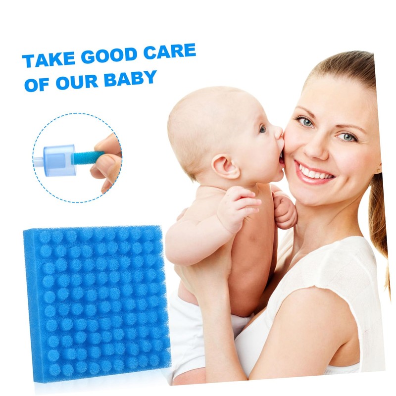 Kisangel 400pcs Nasal Hygiene Filters for Air- Sponge Nose Cleaning