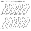 Plant Cages Connectors, 30pcs 1.6cm Plant Cages Steel Buckles Fixing