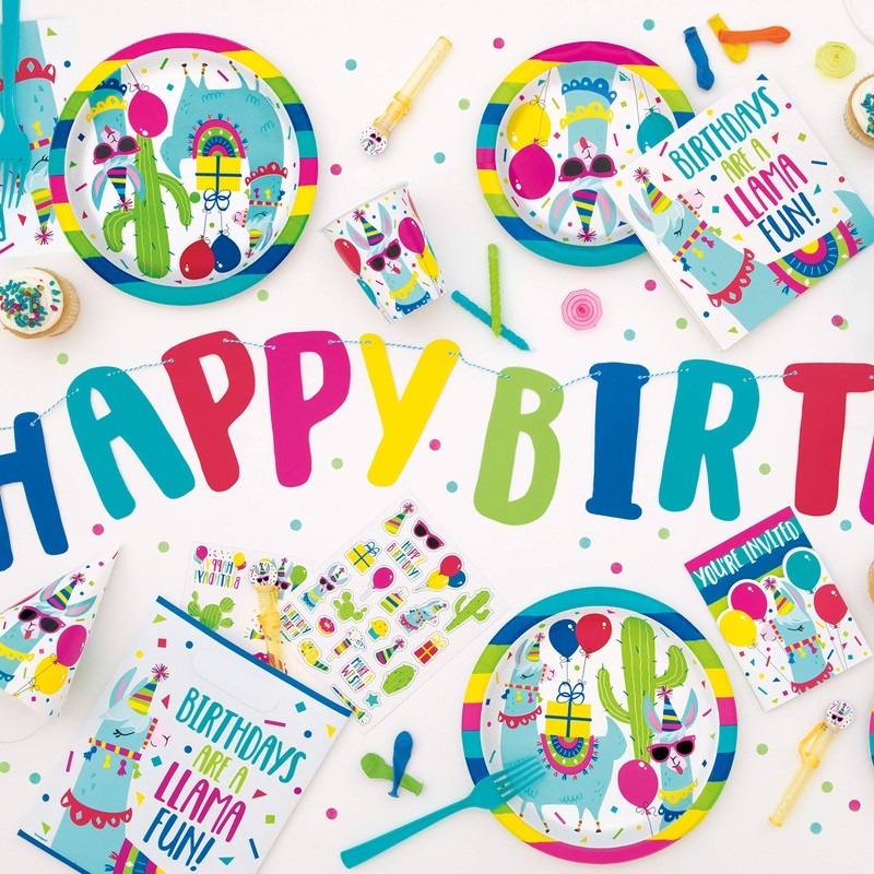 Unique 73664 Llama Party Favor Bubble Wands | Yellow |