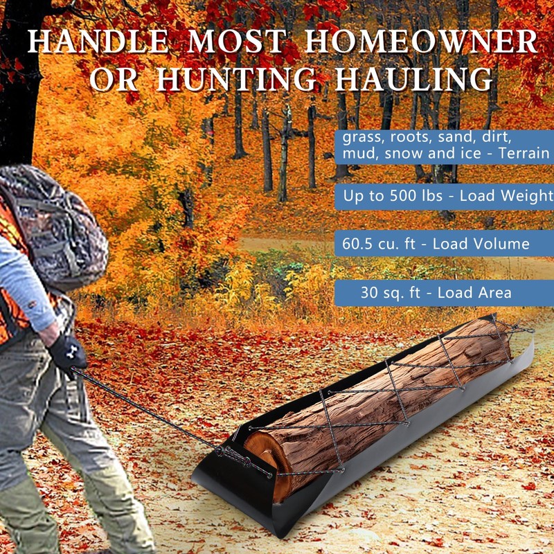 Deer Drag Sled Game Glide - Deer Cart Game Hauler