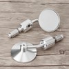 1 Pair 7/8in Round Bar End Guards Motorcycle Motorbike Rearview
