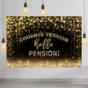 MEHOFOND 7x5ft Happy Retirement Backdrop Goodbye Tension Hello Pension Photography