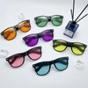 SUNOVELTIES 10 Pack Neon Colors Sunglasses Classic Black Frame Tinted