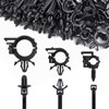 UNIGT 180pcs Nylon Universal Cable Tie Buckle, Push Mount Cable