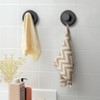 flintronic 4 Pcs Vacuum Suction Cup Hooks, Waterproof Reusable Heavy