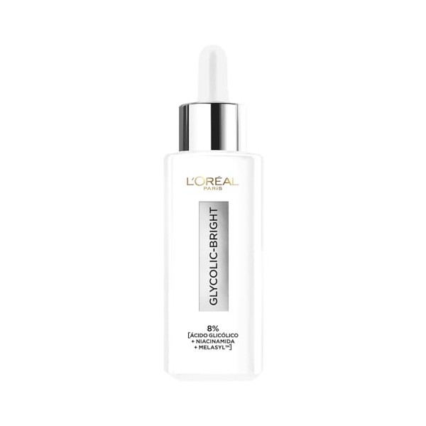 LOral Paris Srum facial antimanchas Glycolic Bright, 30ml - Suero