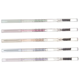 Beavorty Sleek Portable Eyebrow Pencils Set of 5 Brush Pens for Women Makeup Tools