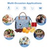 Lekebaby Insulated Lunch Bag for Women Leakproof Wide Open Lunch