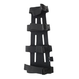 SAS 11.5" Black Extra Long Archery Armguard with 4-Strap Buckles