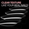 AILLSA Medium Almond Nail Tips Soft Clear Gel Nails Tips