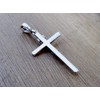 925 Sterling Silver Cross Pendant INRI Jesus Christ Crucifix Religious