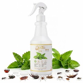 Peppermint Oil Spray for Ants, Roaches, Spiders, Mosquitoes, Household Bugs,16 oz Natural Plant-Based Strong Formula, Ready to Use for Home, Garden, Patio, Indoor & Outdoor Use