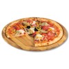 LS-LebenStil XL Pizza Plate 32 cm Round Bamboo Wood FSC