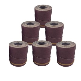 Ready-to-Wrap Sandpaper Rolls | 60 Grit | 6 Pack | for Jet & Performax 22-44 & 22-44 Plus/Pro Drum Sanders by Monarch Industrial