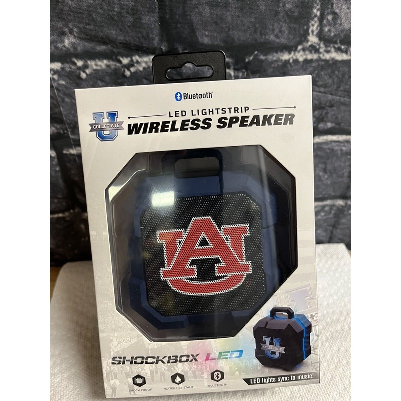 Shockbox LED Wireless Speaker Auburn Tigers