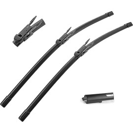 OEM Windshield Wiper Blades for Toyota Tundra 2007-2020, Toyota Sequoia 2008-2020 Original Equipment Replacement - Pinch Tab 26"/23" (Set of 2)