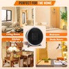 Comfort Zone Electric Retro Design Portable Ceramic Space Heater, Adjustable