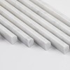 Lovdeco Carrara White 1/2" X 12" Marble Pencil Liner Tile,