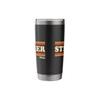 Vintage 1980s Graphic Style Stryker, Ohio Stainless Steel Insulated Tumbler
