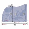 Osaka Textile Materials IMA81103 INFIMO Bicycle Cover, High Back 3-Seater,