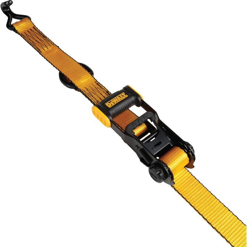 DEWALT DXBC18002 Black/Yellow 1.25" x 12' Ratchet Tie Down Straps