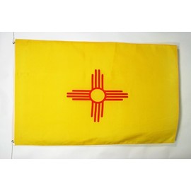 New Mexico Flag 5ft x 3ft (150cm x 90cm) American Flag of New Mexico USA 3x5ft (90x150cm) Lightweight Polyester AZ FLAG