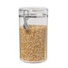 Oggi Large Clear Canister with Clamp Lid, 72 oz -